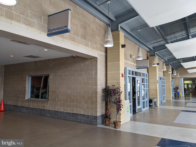 view of building lobby