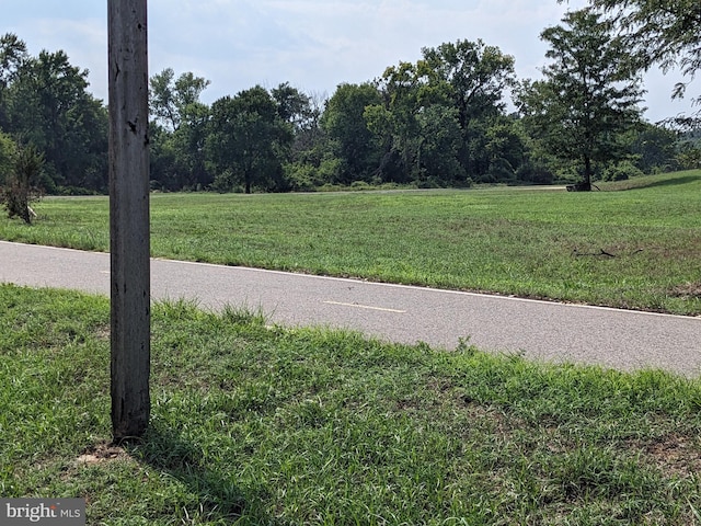 view of road