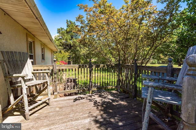 view of deck