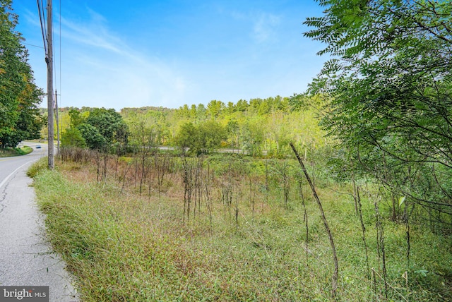 view of road