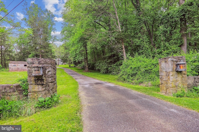 view of road