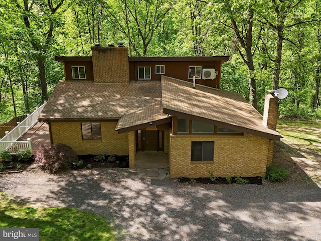 view of rear view of property