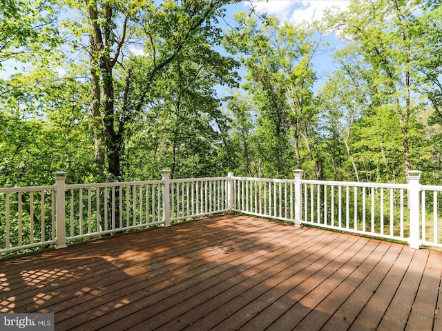 view of deck