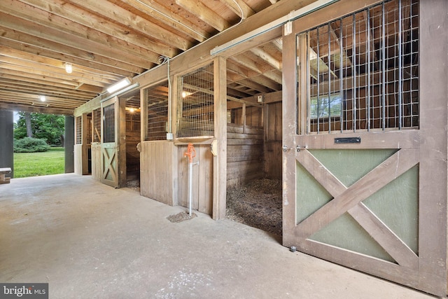 view of stable