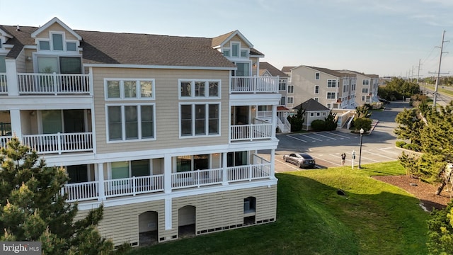 view of rear view of property