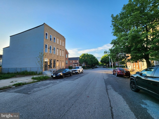 view of street