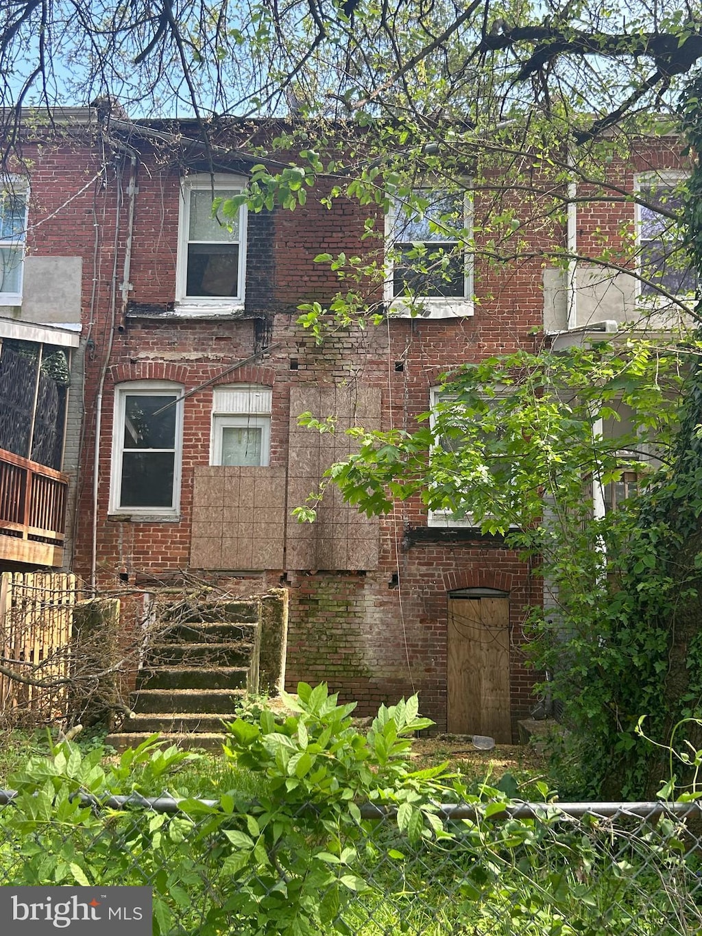 view of rear view of property