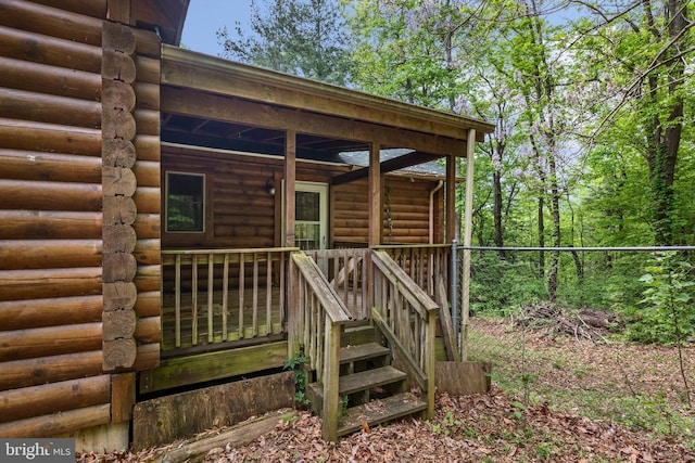 view of entrance to property