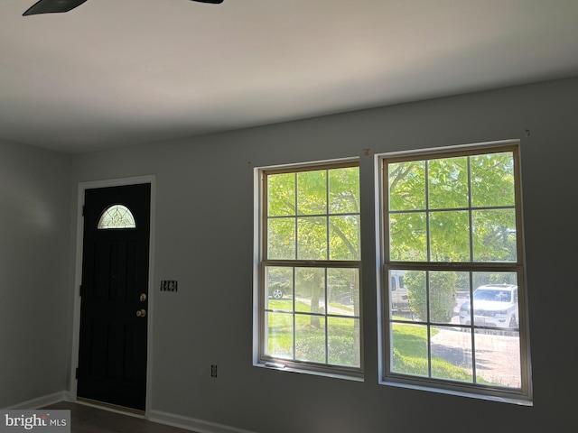 view of entrance foyer