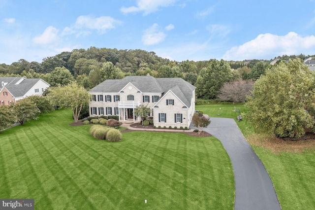 view of subject property