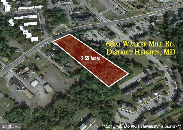 6821 Walker Mill Rd, Capitol Heights MD, 20743 land for sale