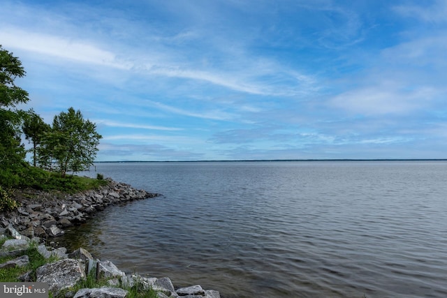 property view of water