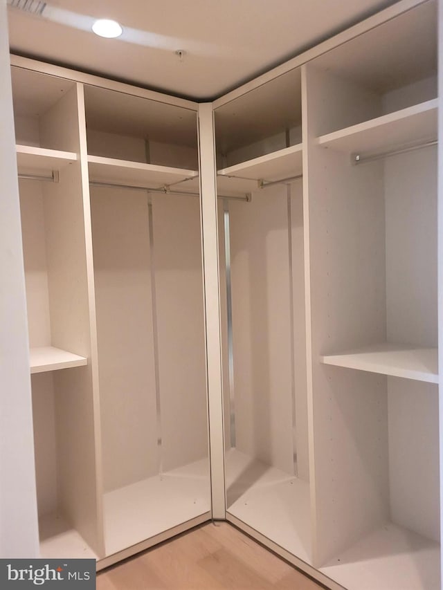 view of closet