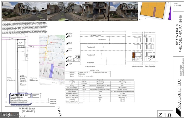 1311 W Pike St, Philadelphia PA, 19140 land for sale