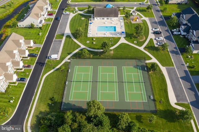 view of birds eye view of property