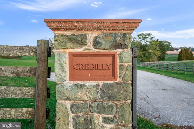 view of community / neighborhood sign