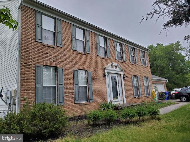 view of colonial inspired home