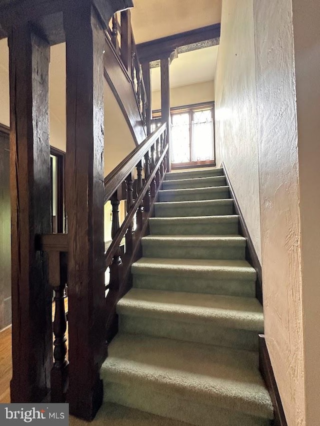 view of staircase