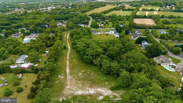 view of aerial view