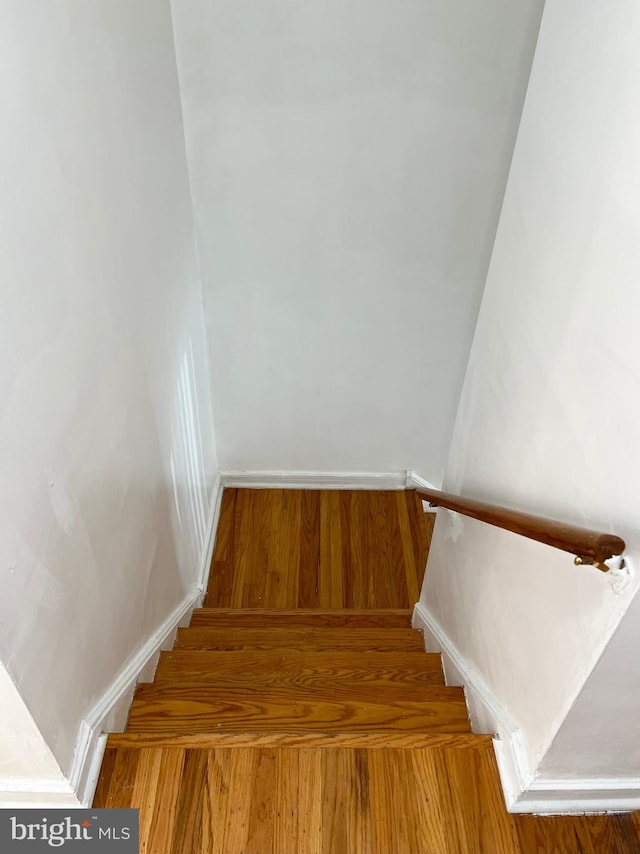 view of stairs