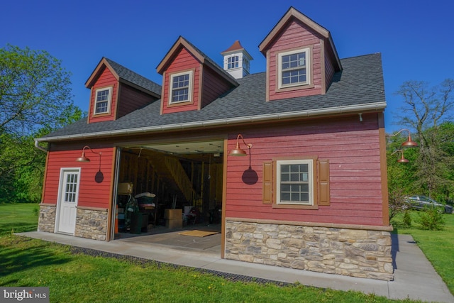 view of rear view of property