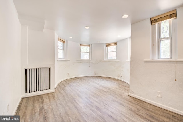 interior space featuring light hardwood / wood-style flooring