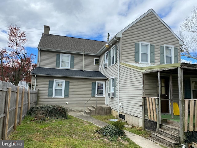 view of rear view of house