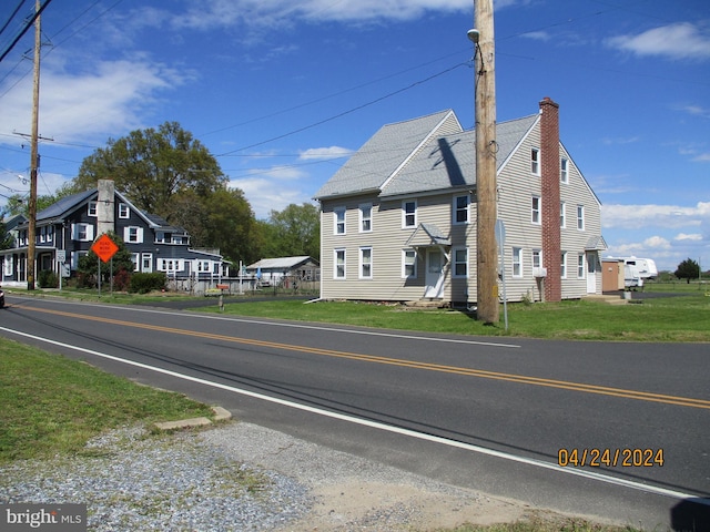 801 Mullica Hill Rd, Harrisonville, NJ 08039 - view of asphalt road with traffic signs