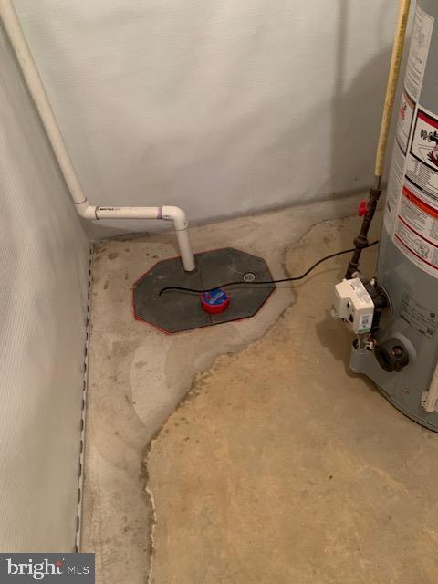 utilities featuring gas water heater