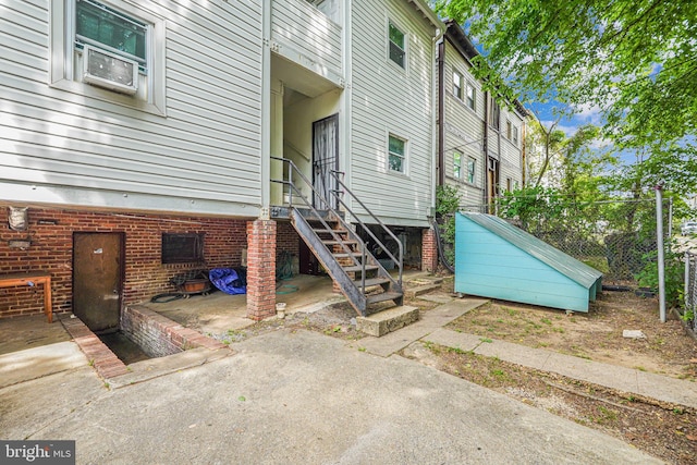 exterior space with a patio area