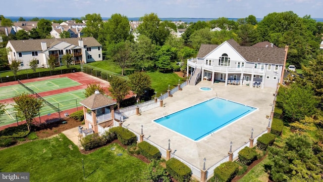 view of pool