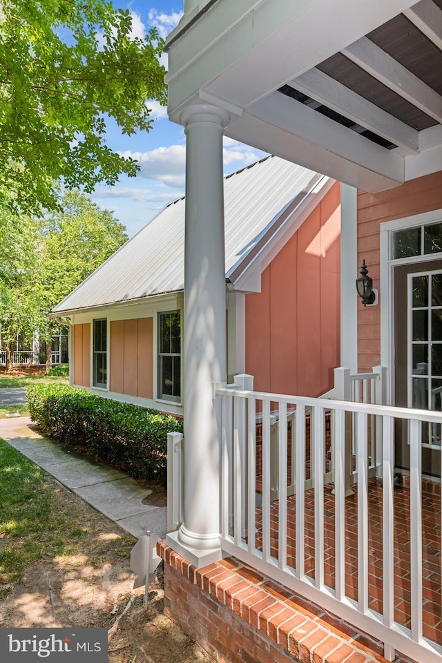 view of side of property