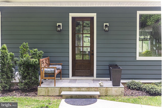 view of entrance to property