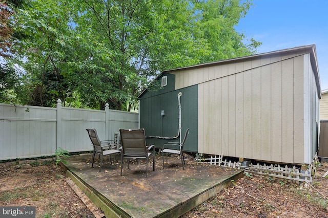 view of outbuilding