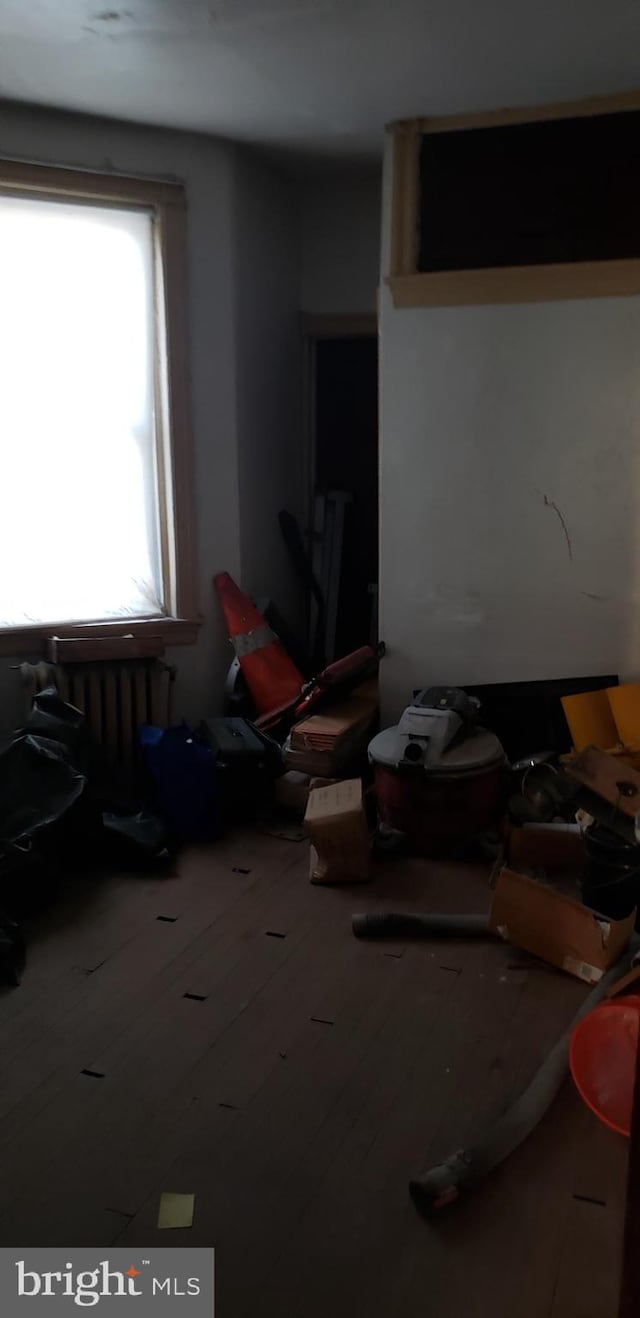 miscellaneous room with radiator heating unit