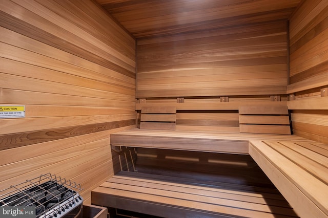 view of sauna / steam room