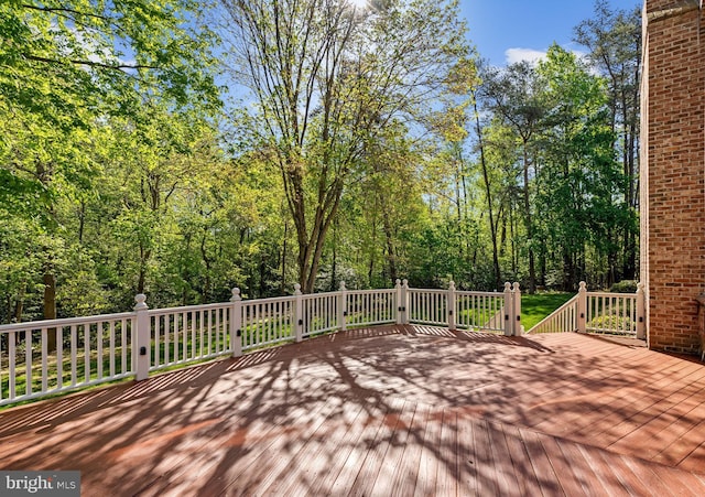 view of deck