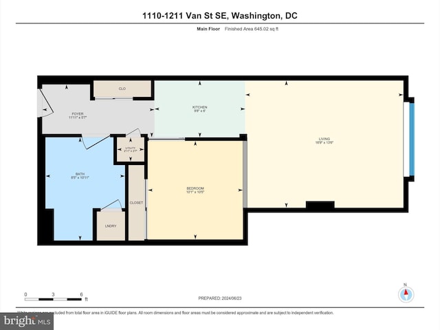 1211 Van St SE Unit 1110, Washington, DC 20003 - view of property floor plan