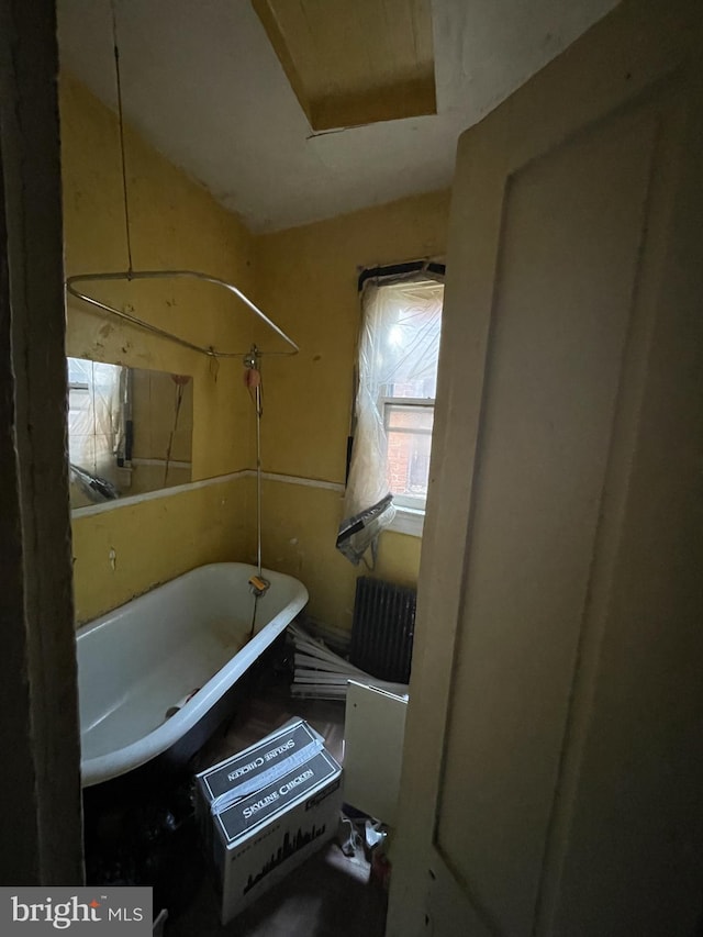 bathroom with a bathing tub