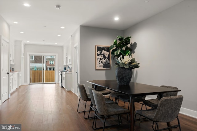 dining room featuring hardwood / wood-style floors