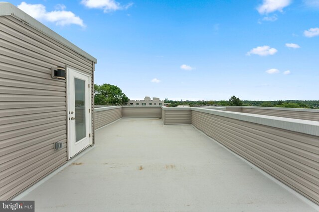 view of patio / terrace featuring a balcony