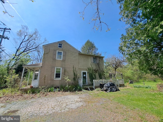 view of rear view of house