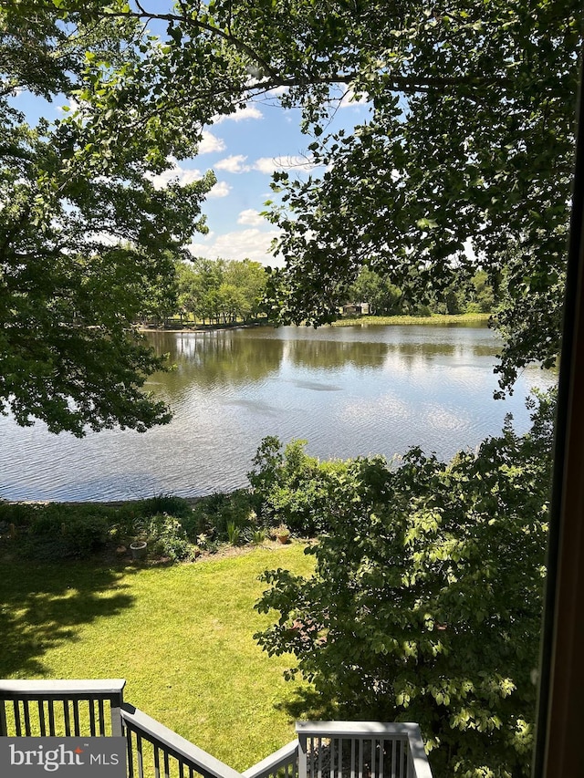 view of water feature