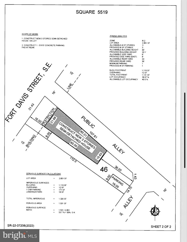 1614 Fort Davis St SE, Washington DC, 20020 land for sale