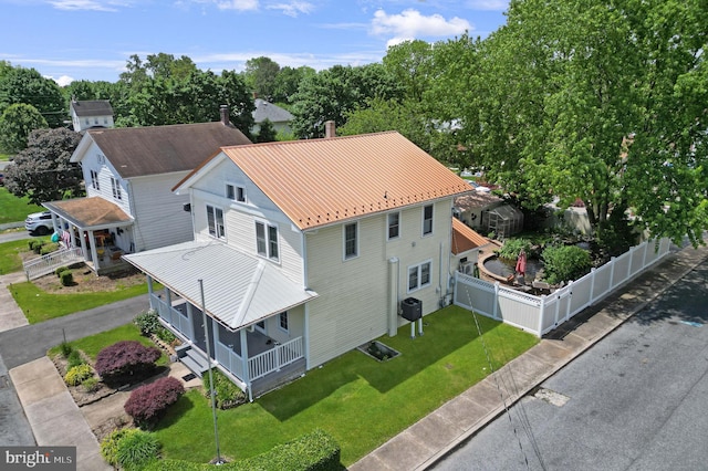 view of birds eye view of property