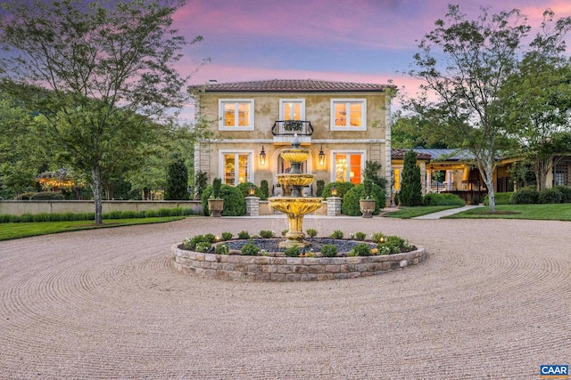 view of mediterranean / spanish house