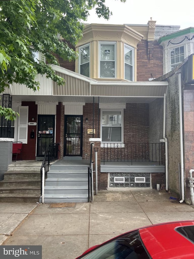 multi unit property with covered porch