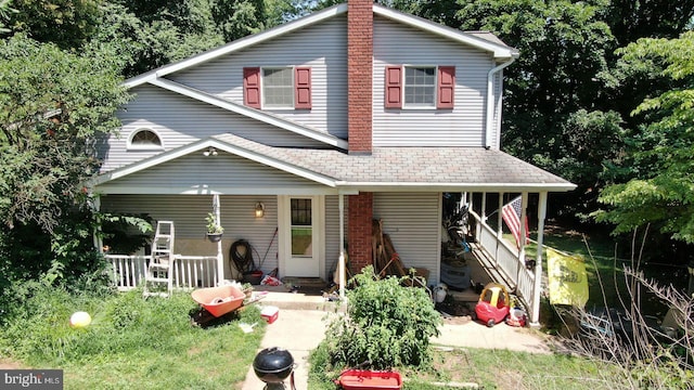 view of front of property