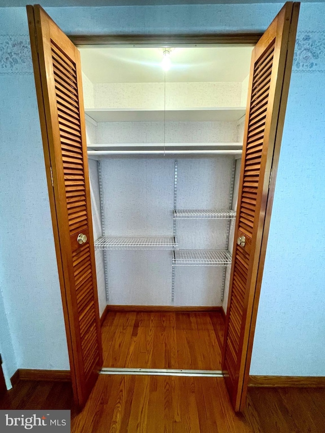 view of closet