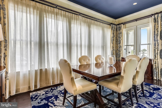 dining room featuring hardwood / wood-style flooring